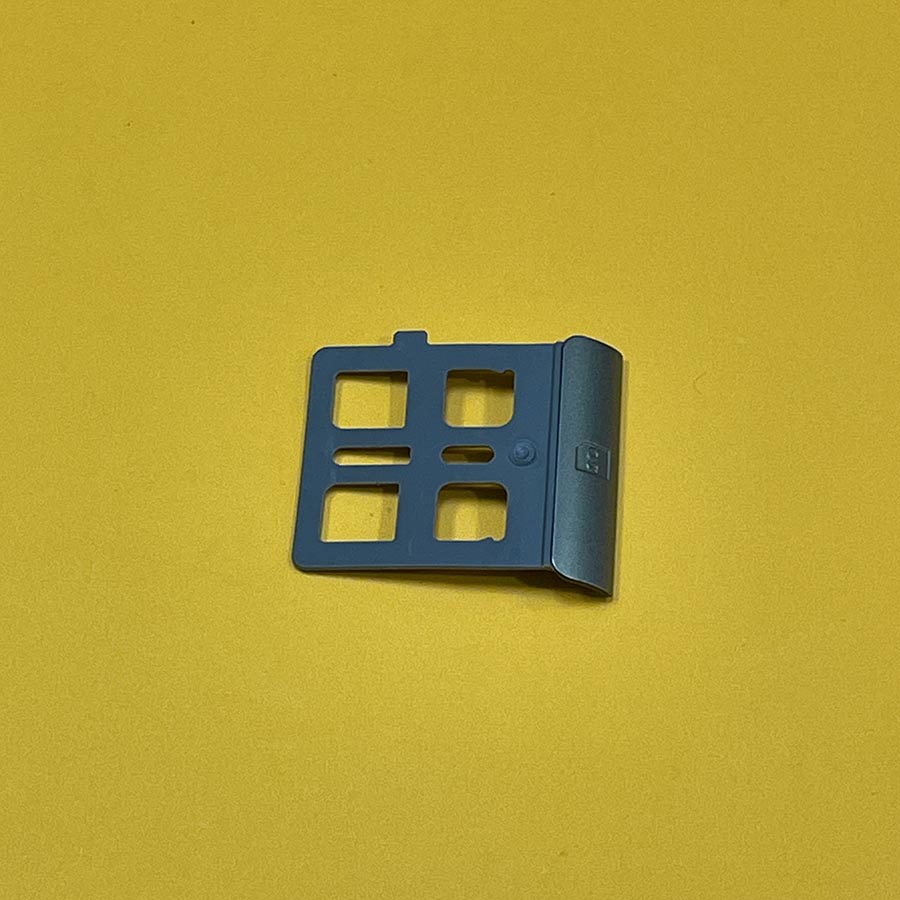SD Card Slot Holder for Nintendo 3DS XL – Silver – Brand New