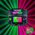 Splatoon 2 - Nintendo Game Boy Advance GBA Black Console IPS Backlit Mod