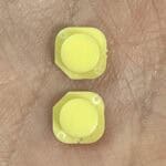 Start & Select Buttons for New Nintendo 3DS XL – Yellow – Replacement Buttons – Brand New (3rd Party)