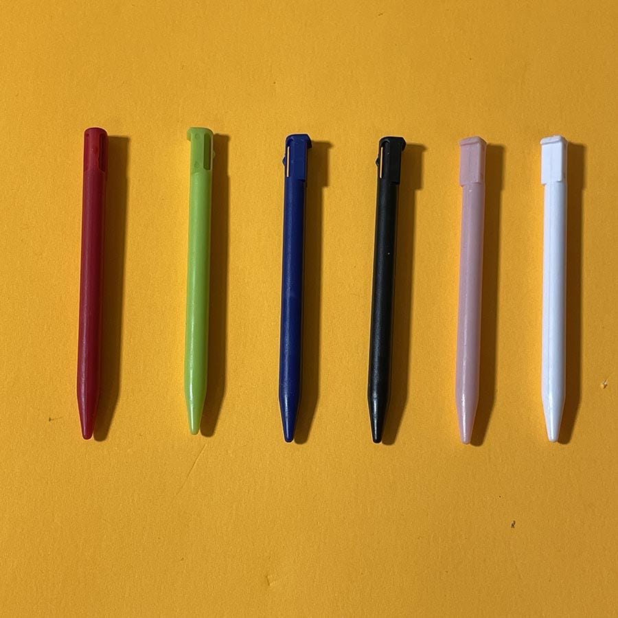 Stylus Set for Nintendo 3DS – All Colors – Replacement Touch Pens – 6-Pack – Brand New