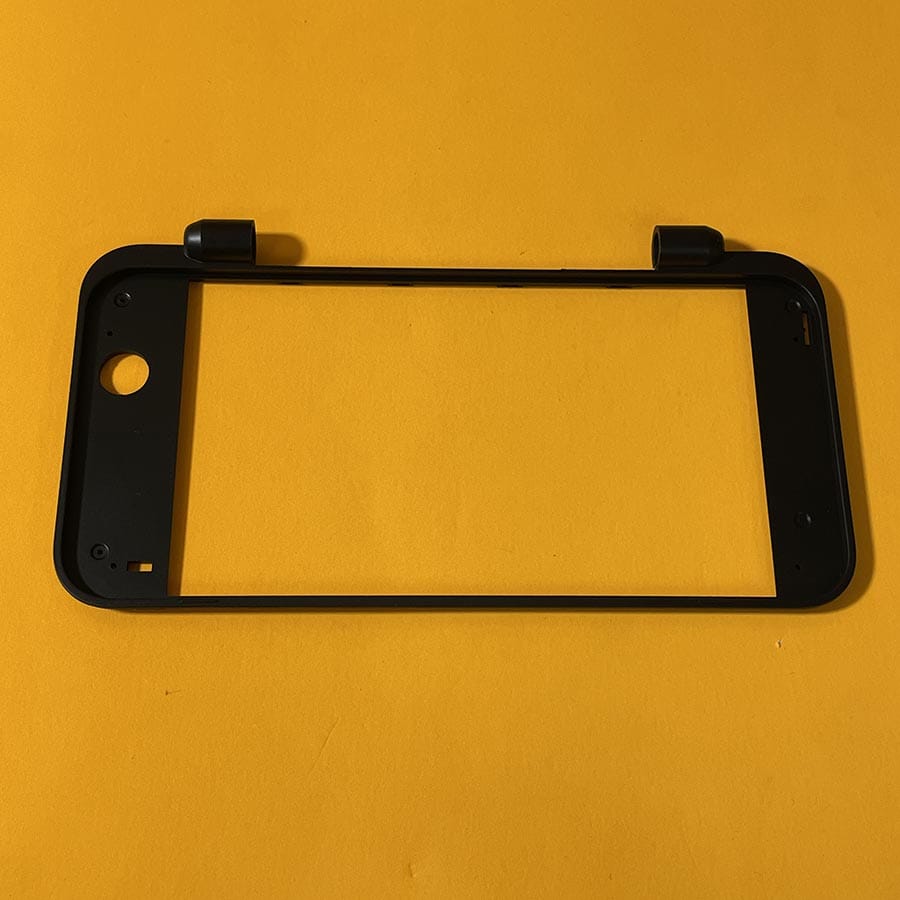 Alternative view of Top Frame for New Nintendo 2DS XL – Black – Replacement Housing – Brand New