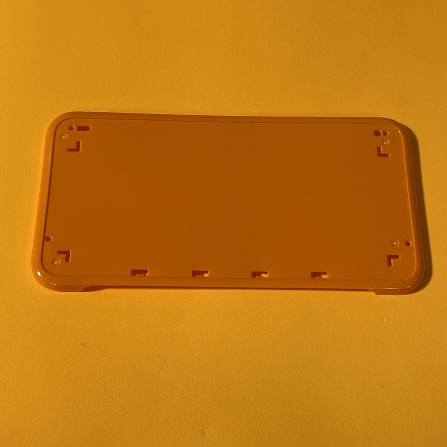 Top Middle Frame for New Nintendo 2DS XL – Orange – Replacement Cover – Brand New