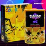 Pokemon - Nintendo Game Boy Color (GBC) Yellow Console PLUS Backlight Brighter Mod