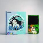 Game Boy Color - Nintendo Game Boy Color (GBC) Green Console PLUS Backlight Brighter Mod
