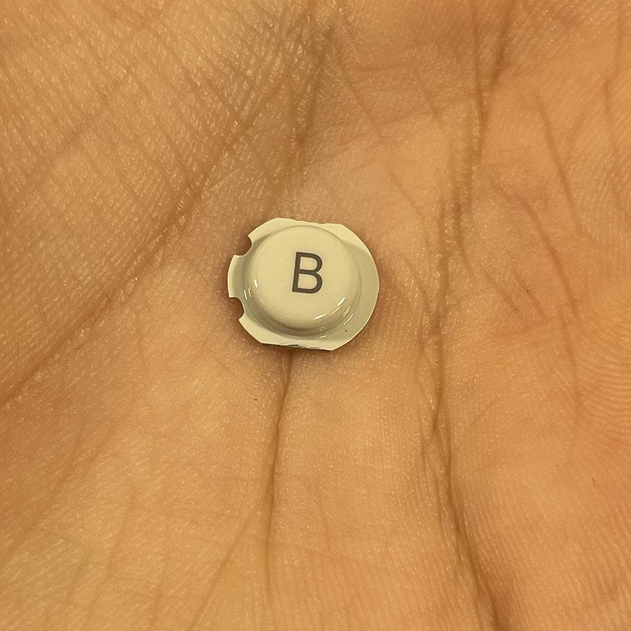 White B Button for Nintendo 3DS – Replacement Face Button
