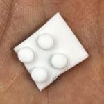 White Circle Screw Covers for New Nintendo 3DS XL – Cosmetic Replacement Nibs