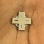 White D-Pad Replacement Button for Nintendo 3DS – Original Model