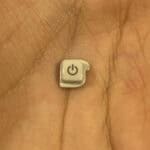 White Power Button for Nintendo 3DS – Replacement Button