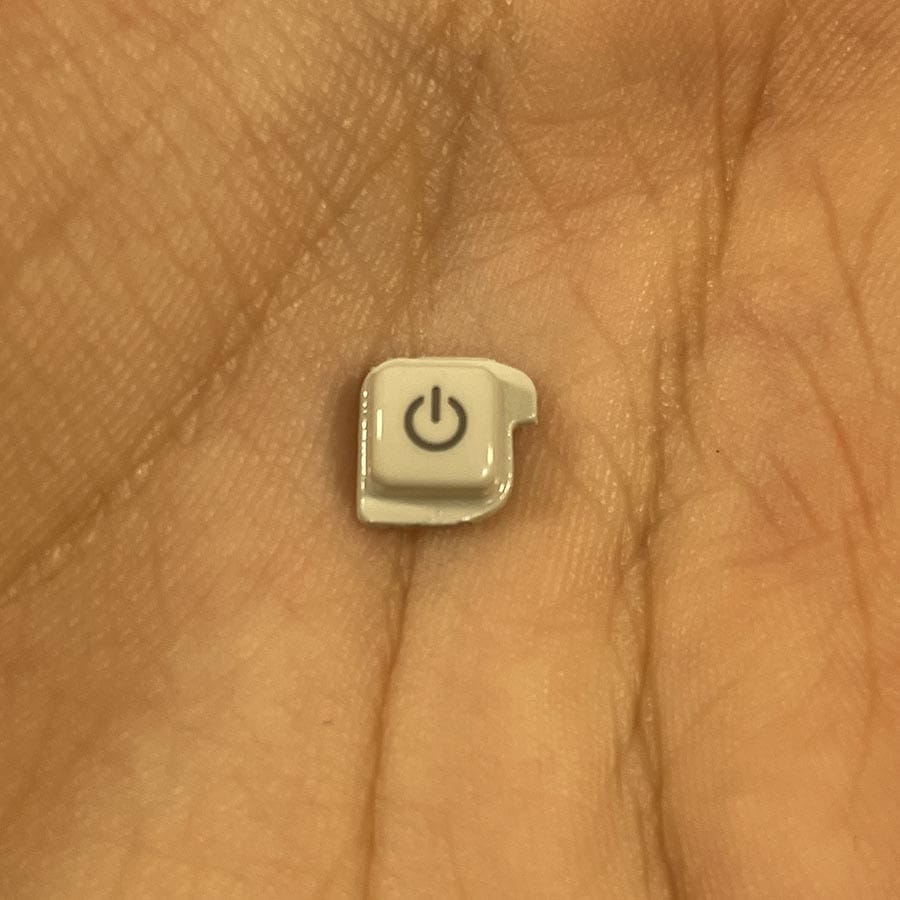 White Power Button for Nintendo 3DS – Replacement Button
