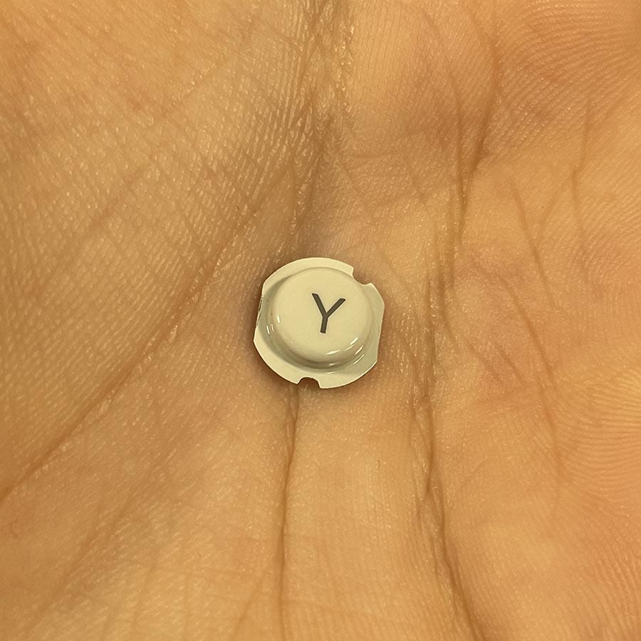 White Y Button for Nintendo 3DS – Replacement Face Button