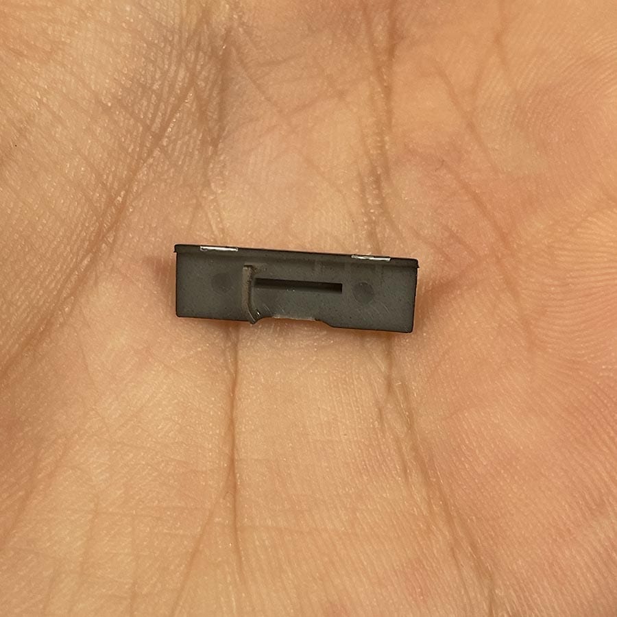 Alternative view of WiFi Slider Switch for Nintendo 3DS – Black – Replacement Part – Brand New