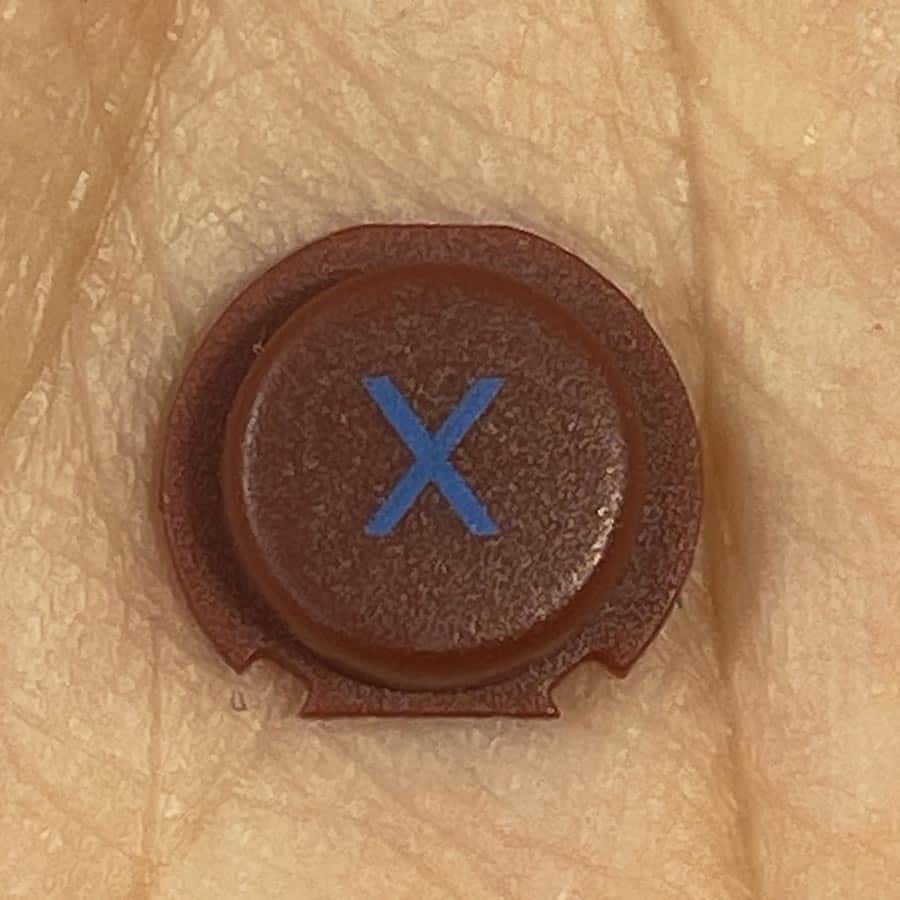 X Button for New Nintendo 3DS XL – Red – Replacement Button – Brand New
