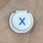 X Button for New Nintendo 3DS XL – White – Replacement Button – Brand New