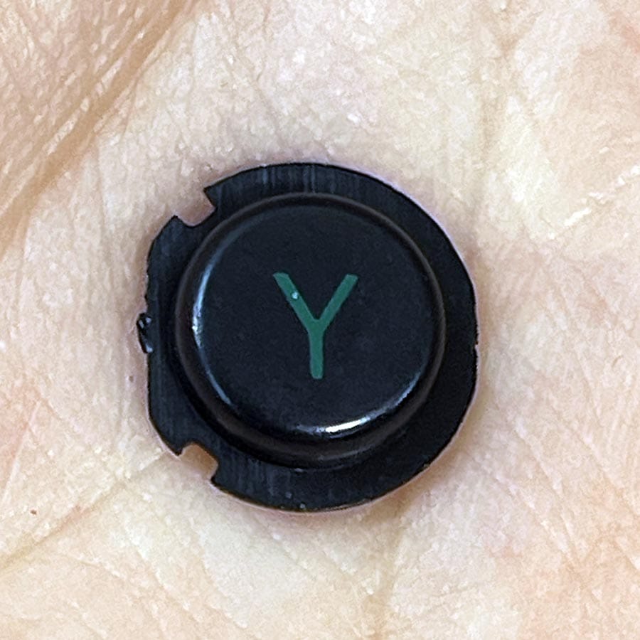 Y Button for New Nintendo 3DS XL – Black – Replacement Button – Brand New