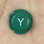 Y Button for New Nintendo 3DS XL – Green (Yellow Set) – Replacement Button – Brand New (3rd Party)