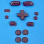 Full Button Set for New Nintendo 3DS XL – Red – Replacement Button – Brand New