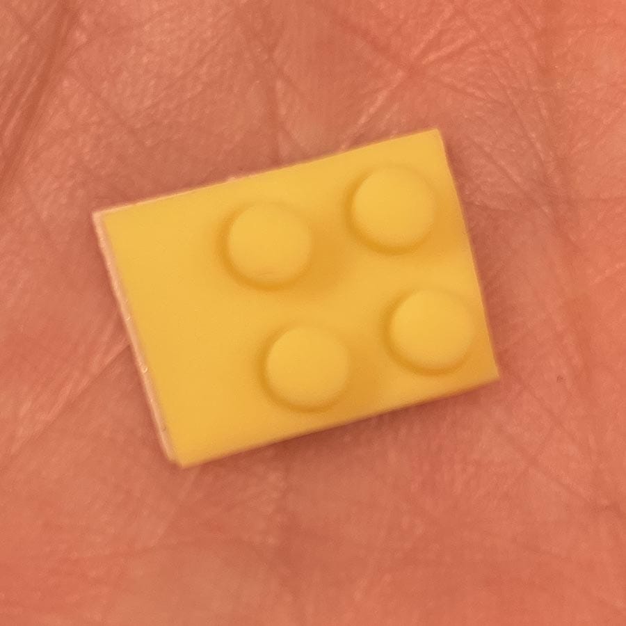 Yellow Circle Screw Covers for New Nintendo 3DS XL – Replacement Cosmetic Nibs