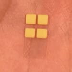 Yellow Square Screw Covers for New Nintendo 3DS XL – Replacement Cosmetic Nibs