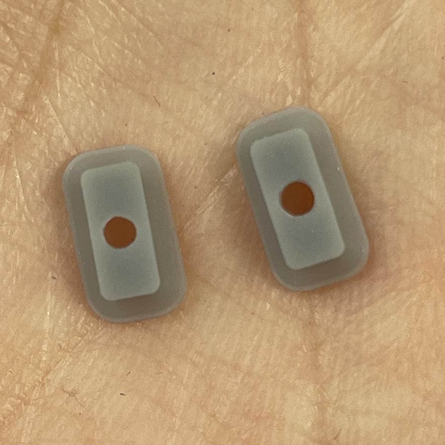 Alternative view of ZR & ZL Button Rubber Pads for New Nintendo 3DS XL – Conductive Silicone – Brand New