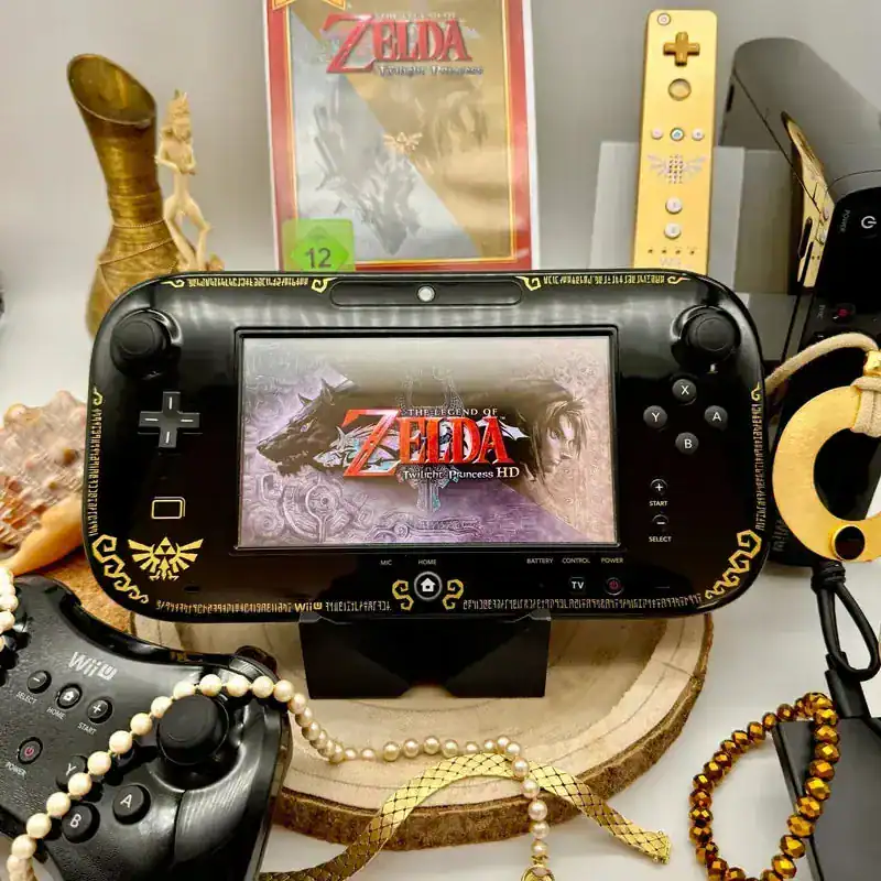 Zelda Modded Wii U – 256GB | 512gb | 1tb | Preloaded Zelda Games | Ready to Play