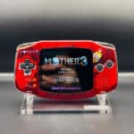 MOTHER 3 - Nintendo Game Boy Advance GBA Red Console IPS Backlit Mod