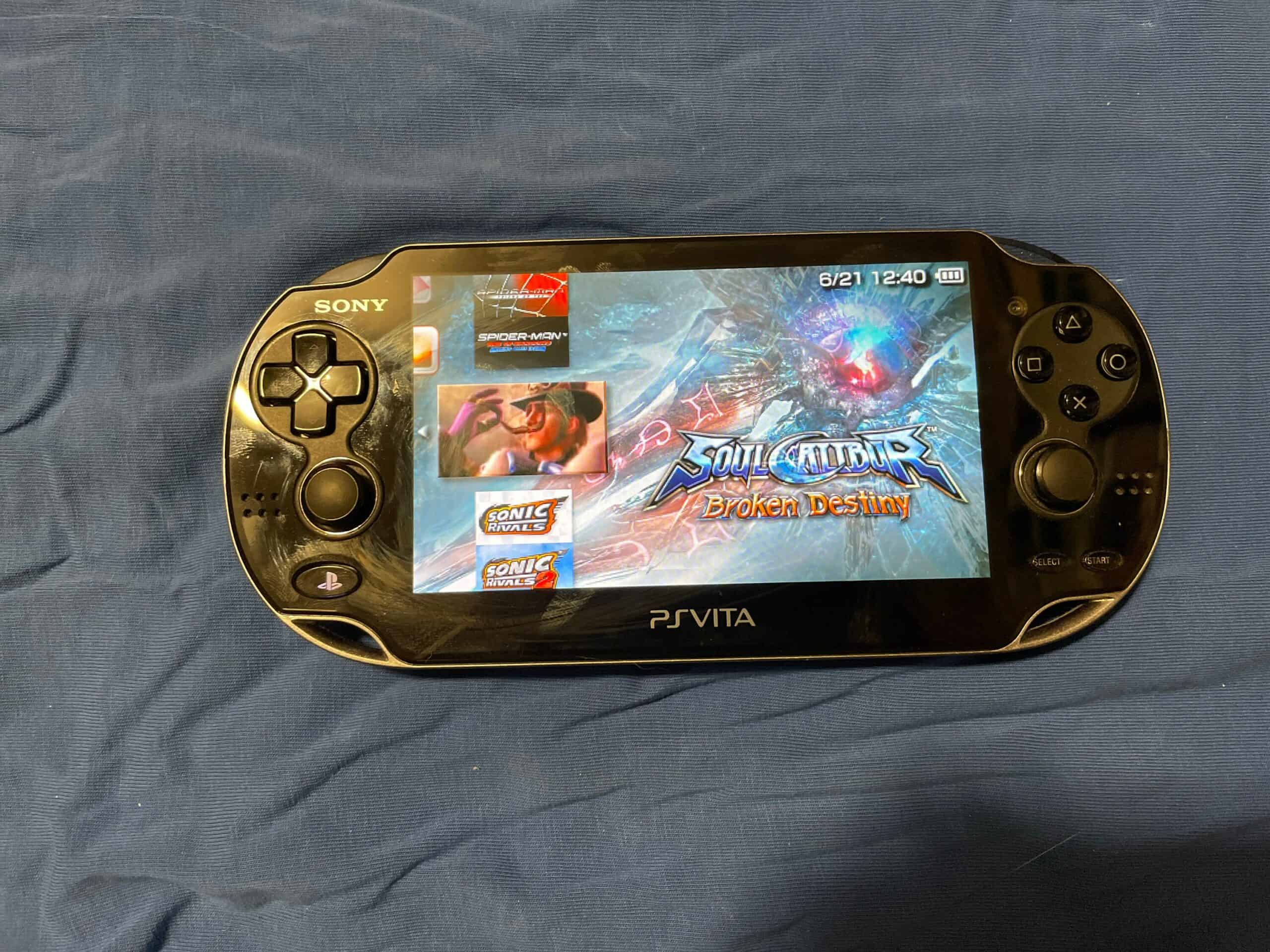OLED Sony PS Vita with 28GB, 256GB, 512GB, 1TB storage options, fully loaded with homebrew and 8000+.