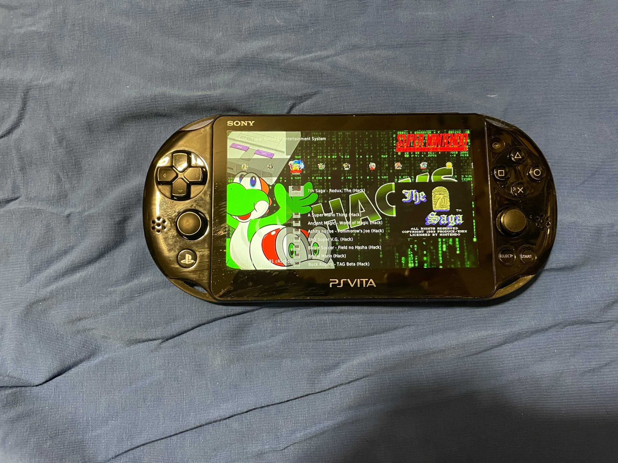 PS Vita OLED Model 1000 with 28GB, 256GB, 512GB, 1TB storage, homebrew, and 8000+ games. Fully loade.