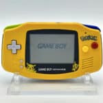Pokemon - Nintendo Game Boy Advance GBA Yellow Console IPS Backlit Mod