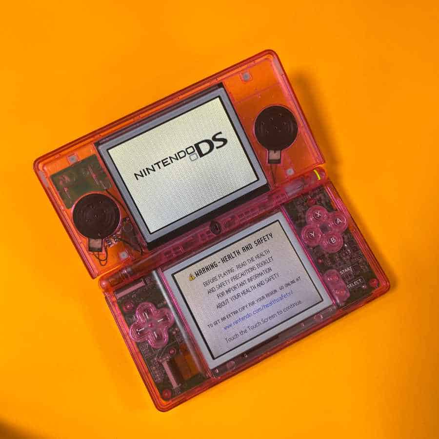 Alternative view of Nintendo DS Lite Transparent Pink | Preloaded 128gb | Includes NDS/GBA/GBC/GB/SNES/NES | Cleaned & Tested