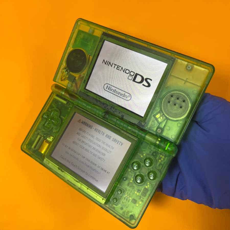 Alternative view of Nintendo DS Lite Transparent Green | Preloaded 128gb | Includes NDS/GBA/GBC/GB/SNES/NES | Cleaned & Tested