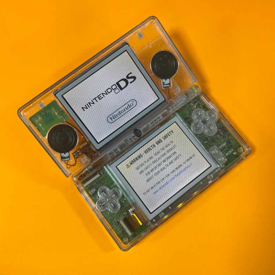 Alternative view of Nintendo DS Lite Clear | Preloaded 128gb | Includes NDS/GBA/GBC/GB/SNES/NES | Cleaned & Tested
