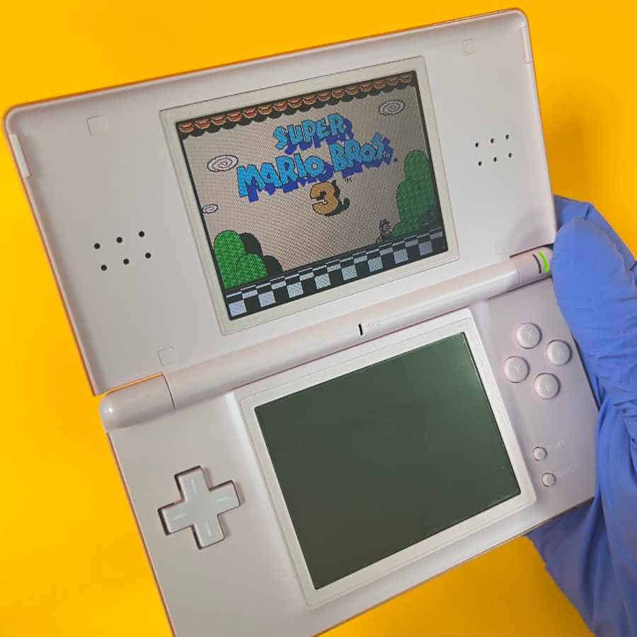 Alternative view of Nintendo DS Lite Pink | Preloaded 128gb | Includes NDS/GBA/GBC/GB/SNES/NES | Cleaned & Tested