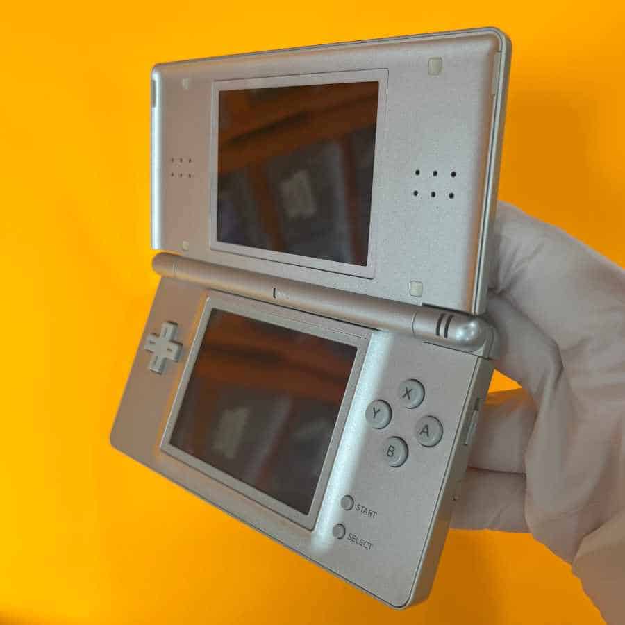 Alternative view of Nintendo DS Lite Silver | Preloaded 128gb | Includes NDS/GBA/GBC/GB/SNES/NES | Cleaned & Tested