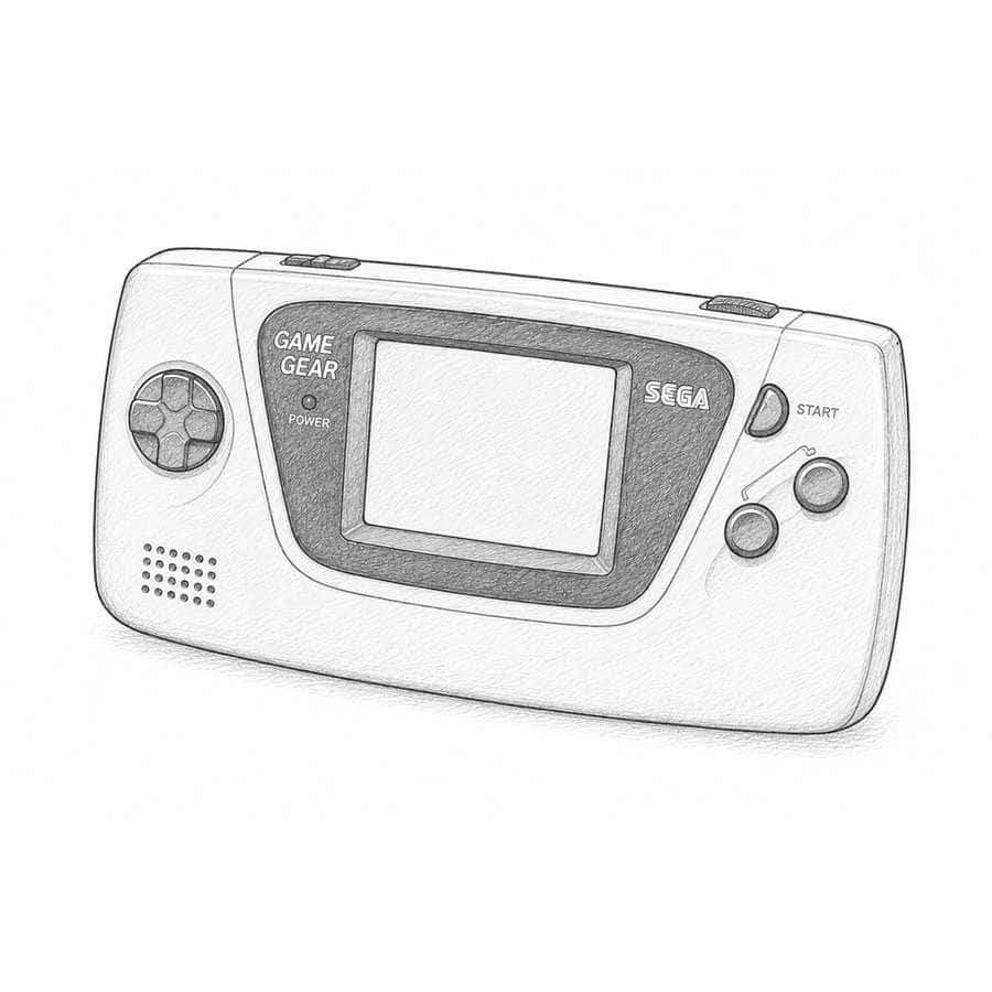 SEGA ゲームギア GAME GEAR セガ GG-WHITE – The Rare White Sega Game