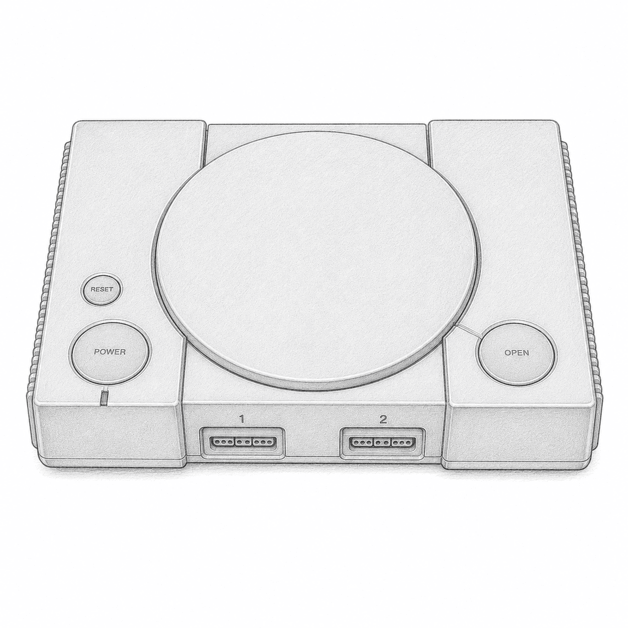Digital DJ turntable with control buttons and USB ports for music mixing and playback.