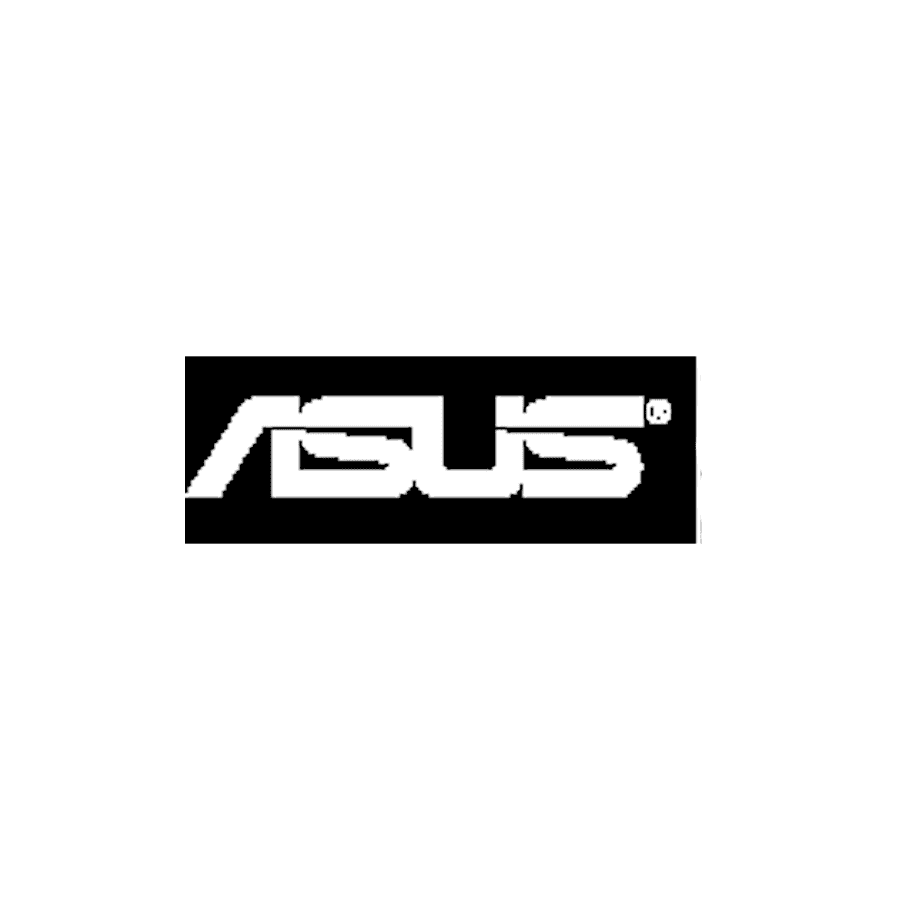 ASUS logo printed on a memory card for electronic devices.