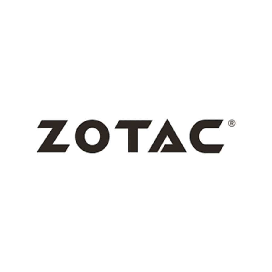 ZOTAC logo representing gaming and technology products.