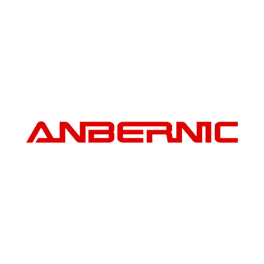 Anbernic logo in red text on a white background.