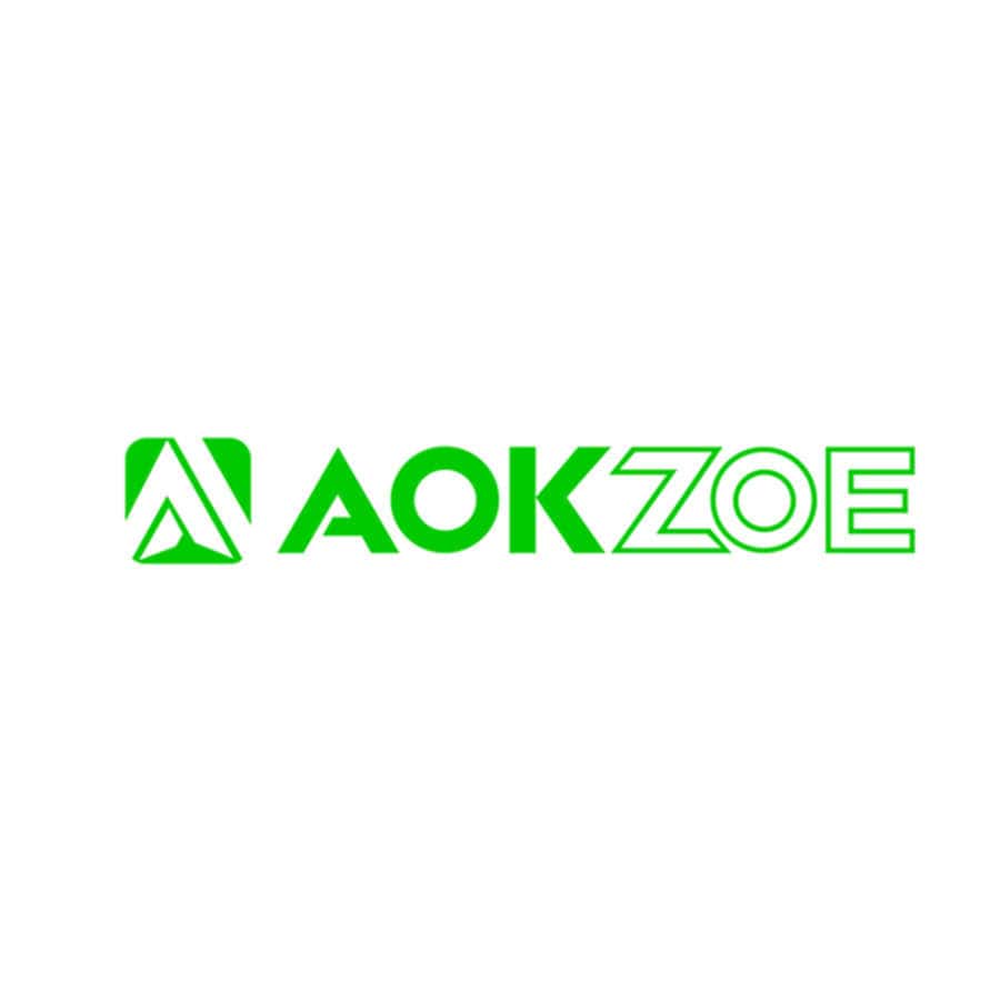 AOK ZOE logo in green for preloaded memory cards on RedProClub.