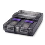 Transparent Purple Super Nintendo (SNES) + EverDrive – Ready-to-Play Console Package