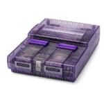Transparent Purple Super Nintendo (SNES) + EverDrive – Ready-to-Play Console Package