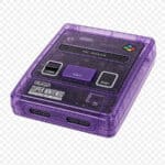 Transparent Purple PAL Super Nintendo (SNES) + EverDrive – Ready-to-Play Console Package