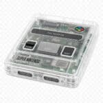 Clear Transparent PAL Super Nintendo (SNES) + EverDrive – Ready-to-Play Console Package