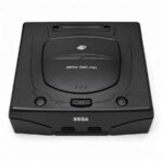 Black SEGA Saturn + SAROO Flash Cartridge – Ready-to-Play Console Package