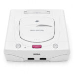 White SEGA Saturn + SAROO Flash Cartridge – Ready-to-Play Console Package