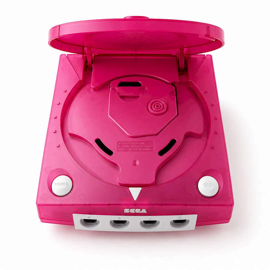 Modded Pink SEGA Dreamcast – Ready-to-Play Console Package
