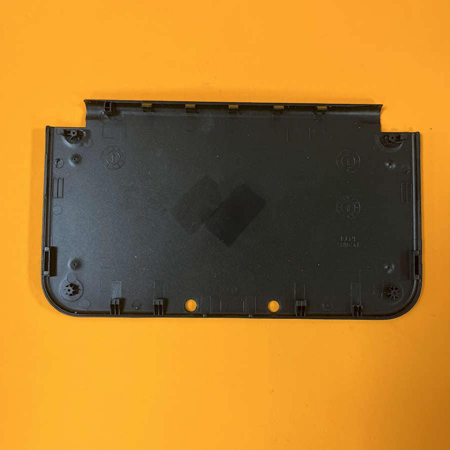Black exterior shell cover for Nintendo 3DS XL with Trifroce design.