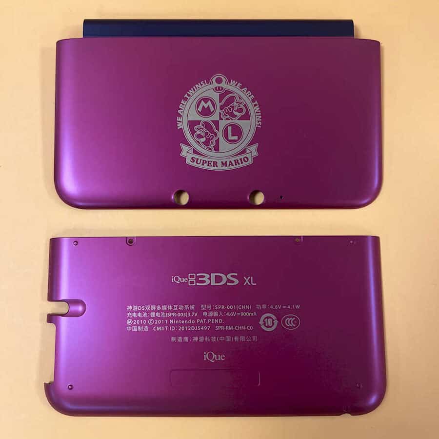 Exterior Shell for Nintendo 3DS XL – Super Mario Bros. Edition – Front & Back Cover – Brand New