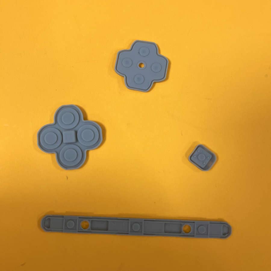 Replacement rubber set for Nintendo 3DS XL controller and parts.