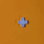 White D-Pad Button for Nintendo 3DS XL – Replacement Part